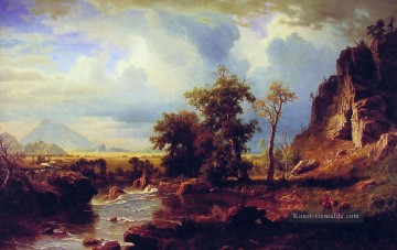 Albert Bierstadt Werke - North Fork der Platte Nebraska Albert Bier
